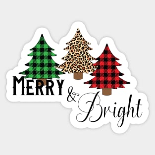 Merry & Bright Sticker